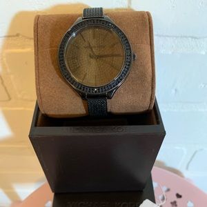 Michael Kors Crystal All Black Watch